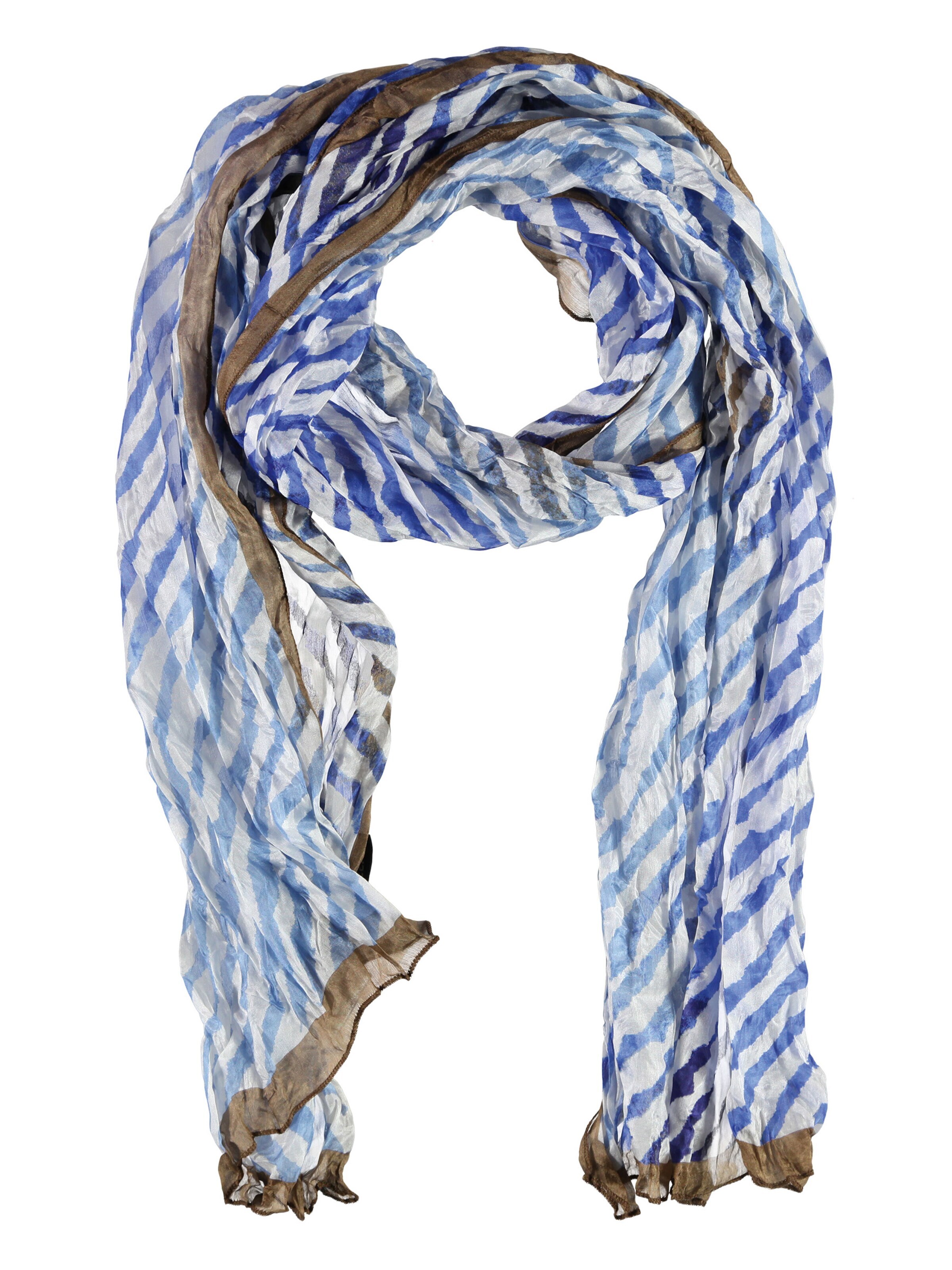 Passigatti Wrap 'Crushed Look' in Blue