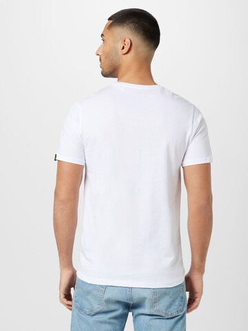 ALPHA INDUSTRIES Regularny krój Koszulka w kolorze biały