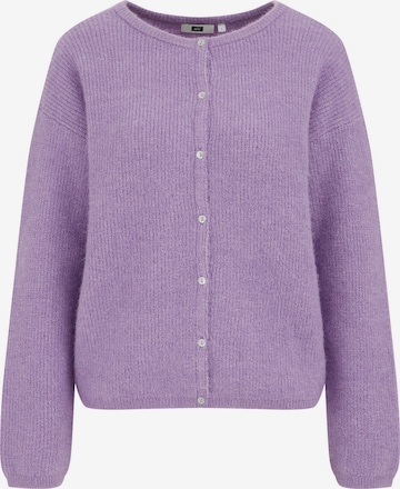 Cardigan WE Fashion en violet : devant