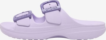 purpurinė Crocs Šlepetės 'Saturday': priekis
