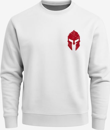 Neverless Sweatshirt 'Sparta 1' in White: front