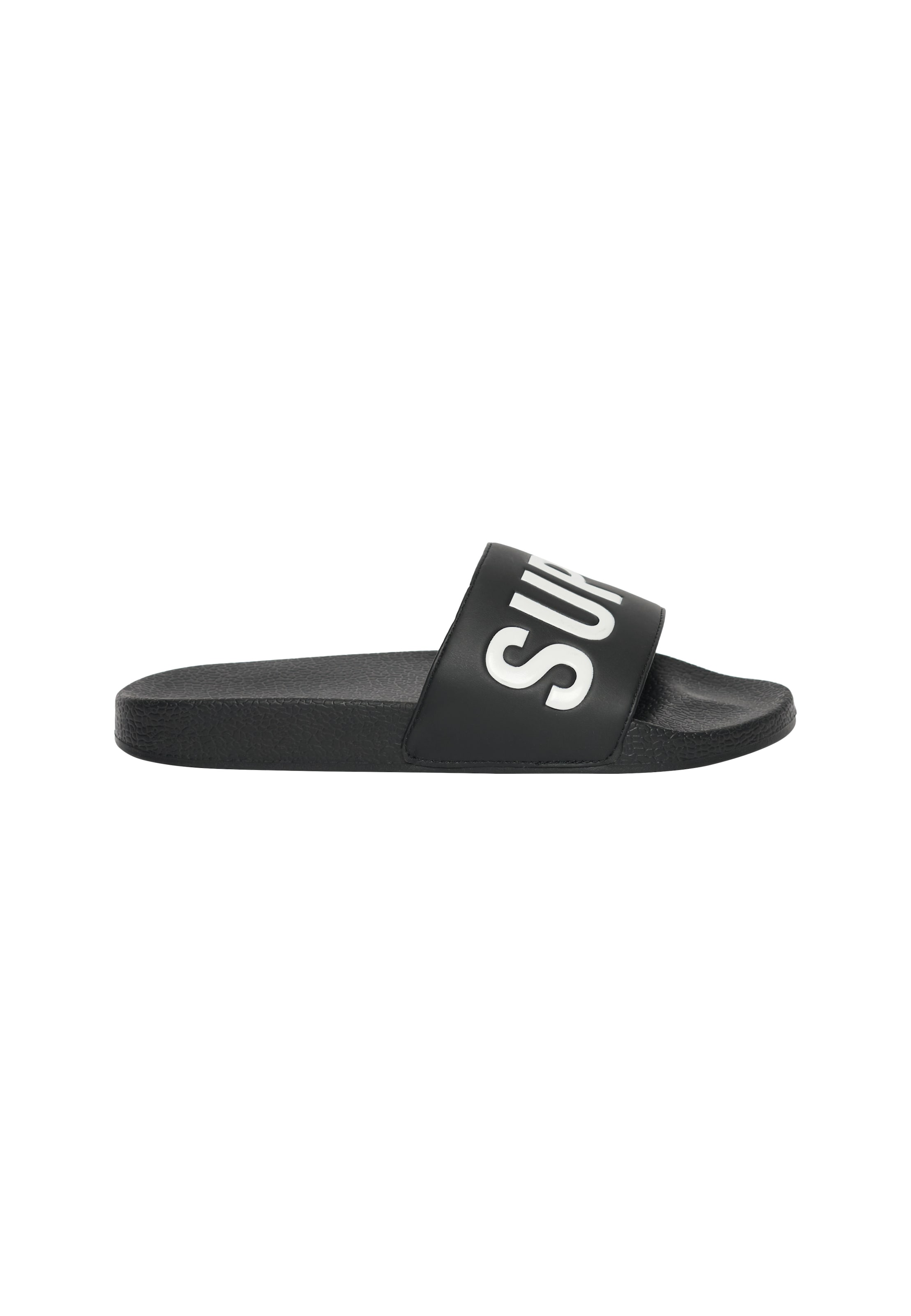 Claquettes / Tongs Superdry & Co en noir : devant