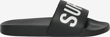 Claquettes / Tongs Superdry & Co en noir : devant