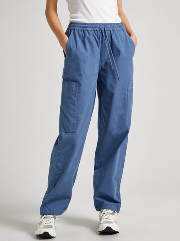 Pepe Jeans Regular Pants 'VIVI' in Blue: front