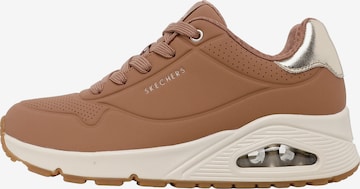 SKECHERS Sneaker low 'Uno Golden Air' i brun: forside