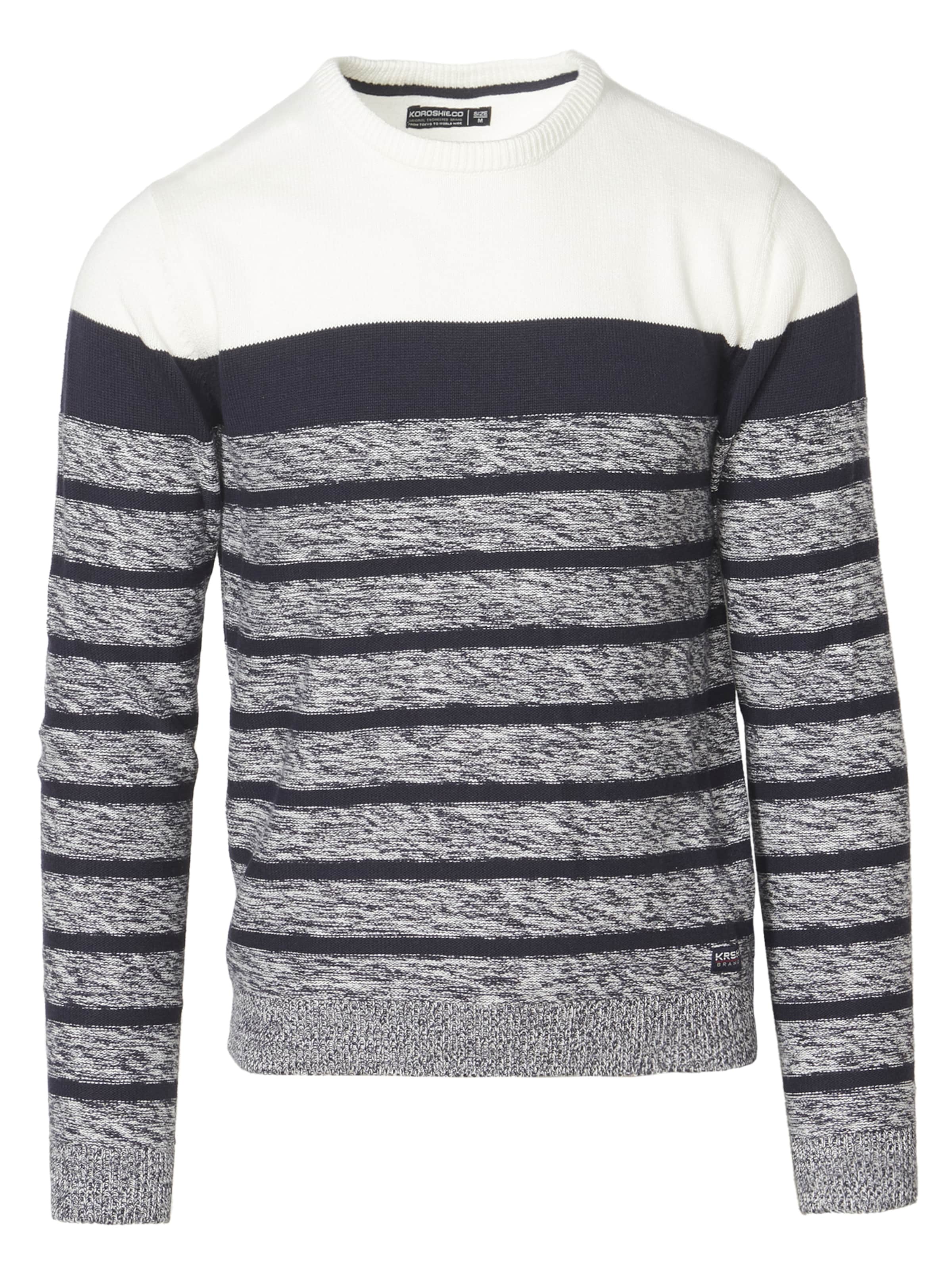 KOROSHI Pullover 'Punto' in Weiß: Vorderseite