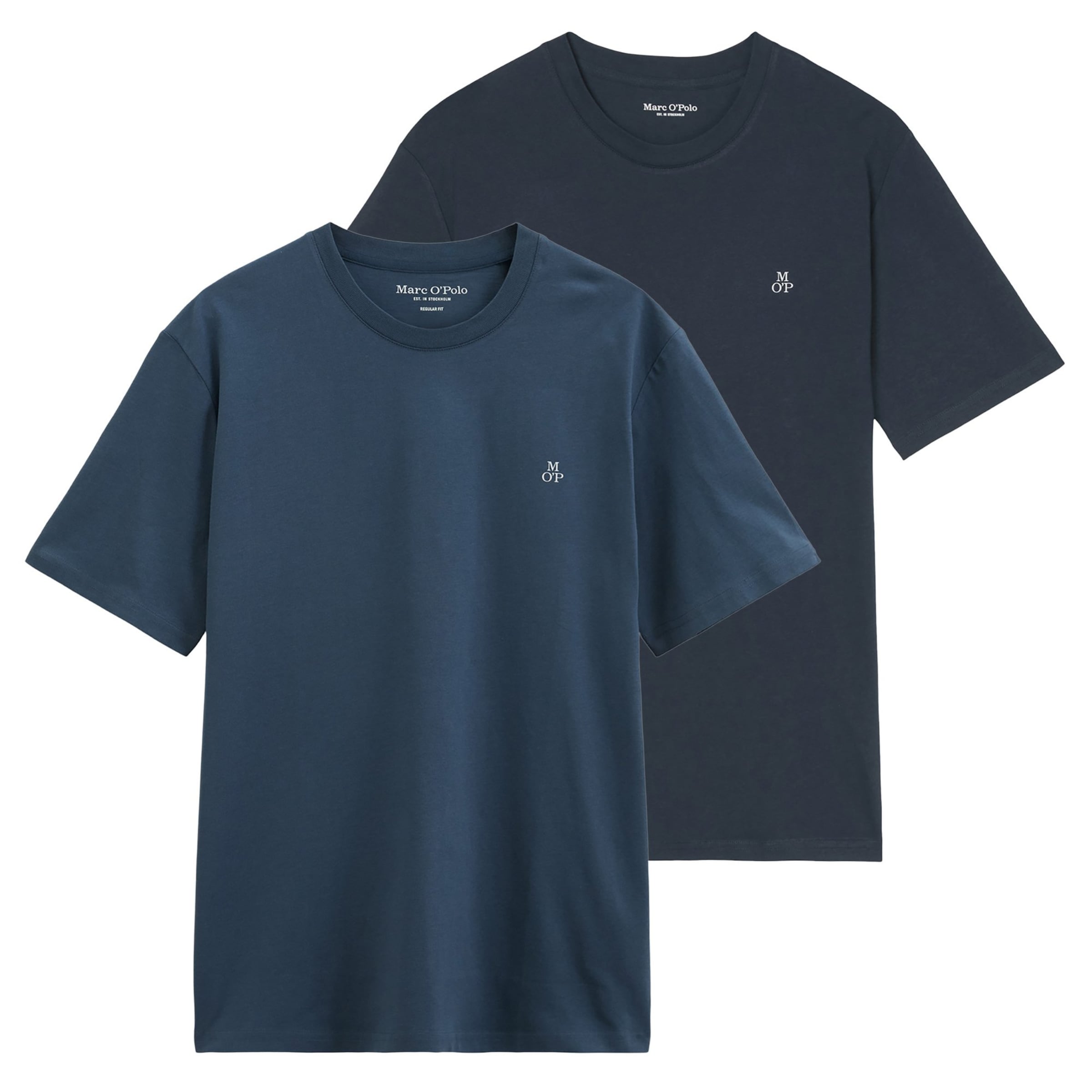 T-Shirt Marc O'Polo en bleu : devant