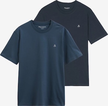 T-Shirt Marc O'Polo en bleu : devant