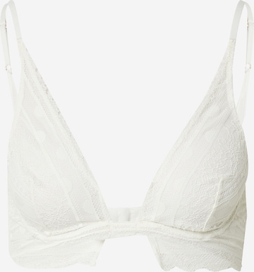 ETAM - Triangular Soutien 'ARTY - N*7' em branco: frente