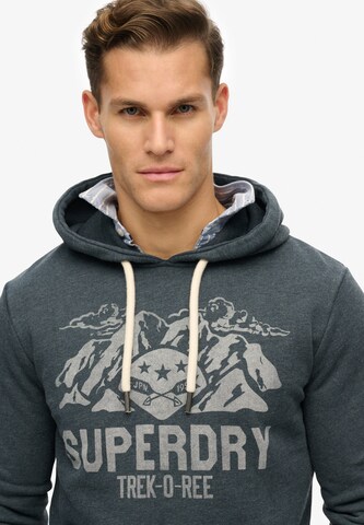 Superdry Sweatshirt 'Lo-Fi' in Blauw