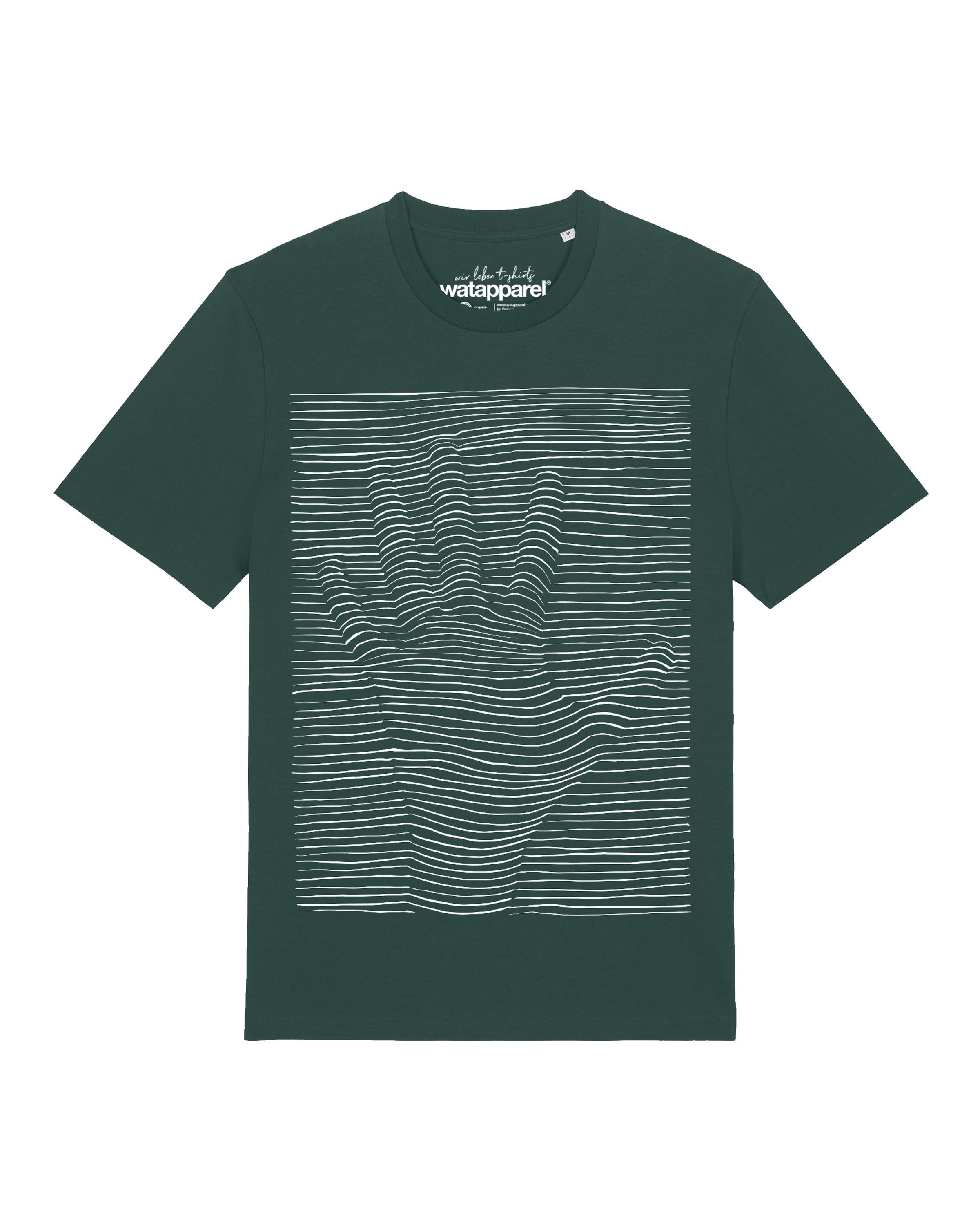 Watapparel Shirt ' 3Dillusion ' in Groen: voorkant