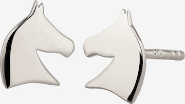 Boucles d'oreilles 'Horse' ELLI en argent : devant