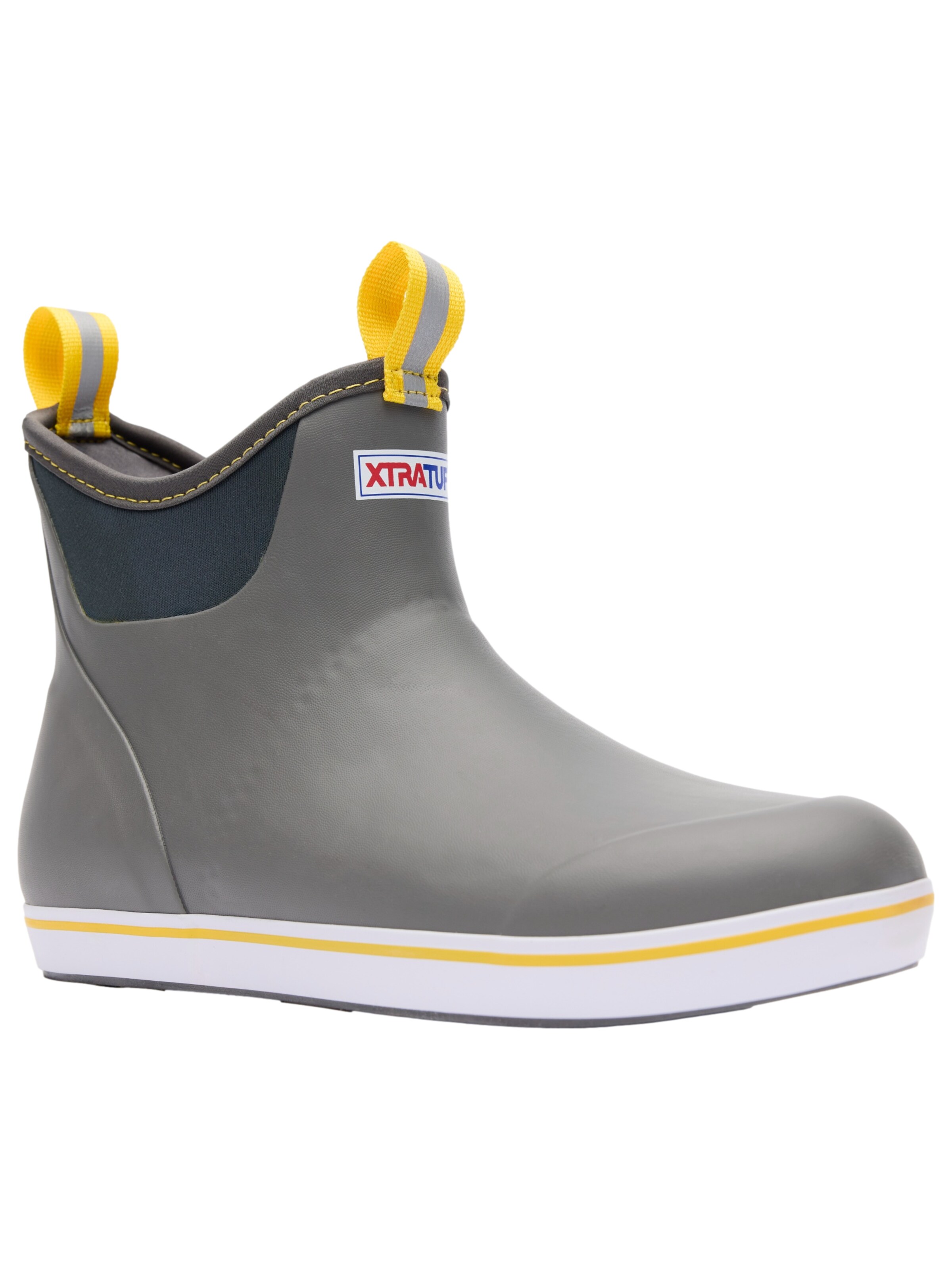 XtraTuf Rubber Boots 'Ankle Deck Boot' in Grey