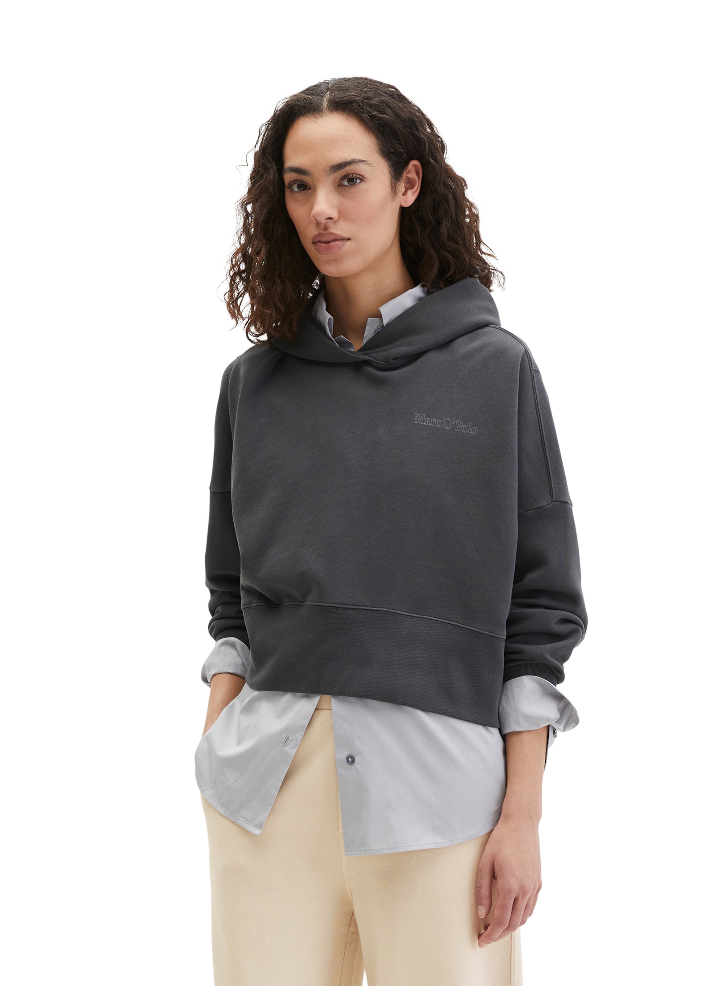 Marc O'Polo Sweatshirt in Grau: Vorderseite