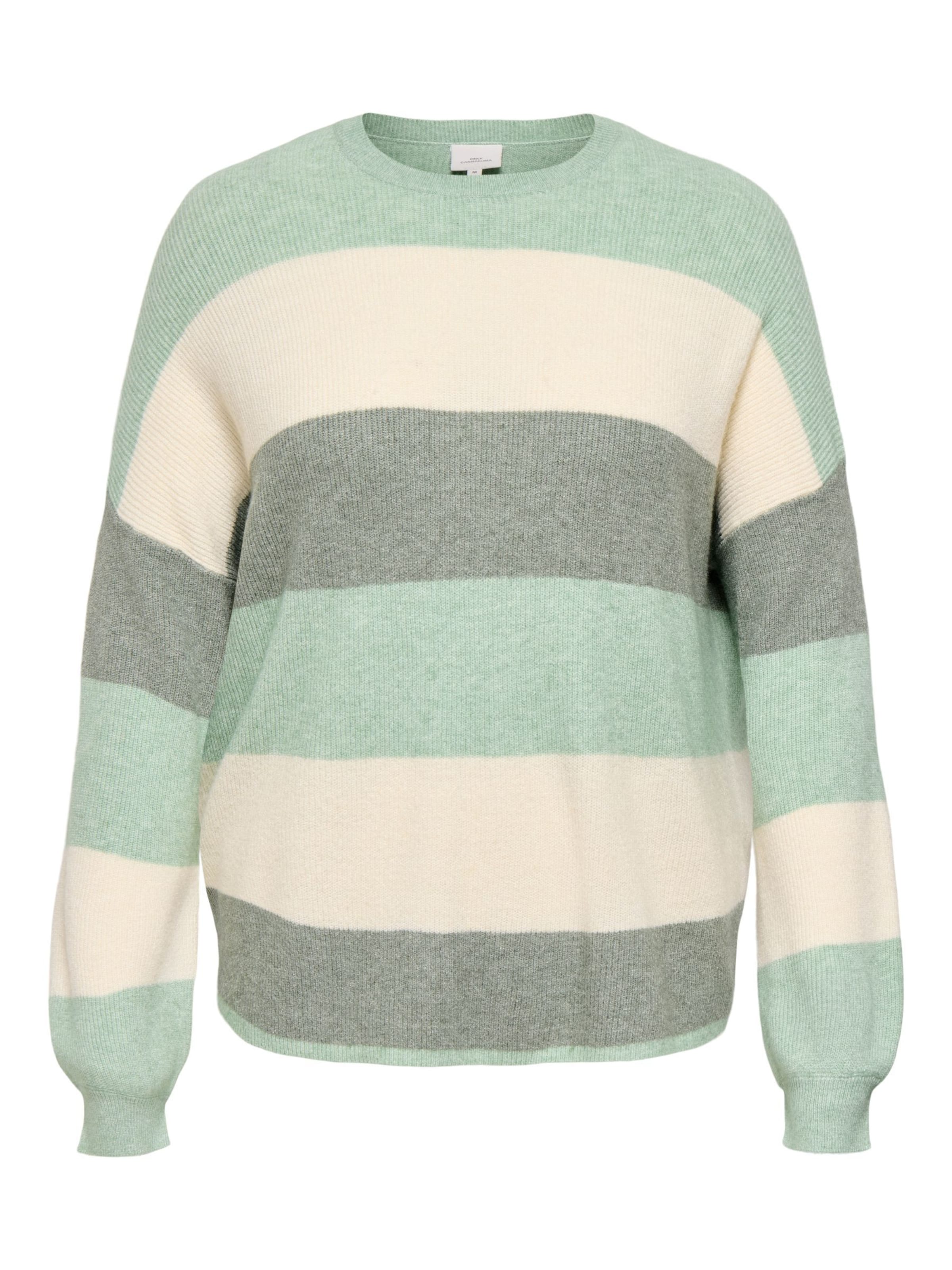 ONLY Carmakoma Pullover 'Caratia' i grøn: forside