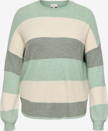 ONLY Carmakoma Pullover 'Caratia' i grøn: forside