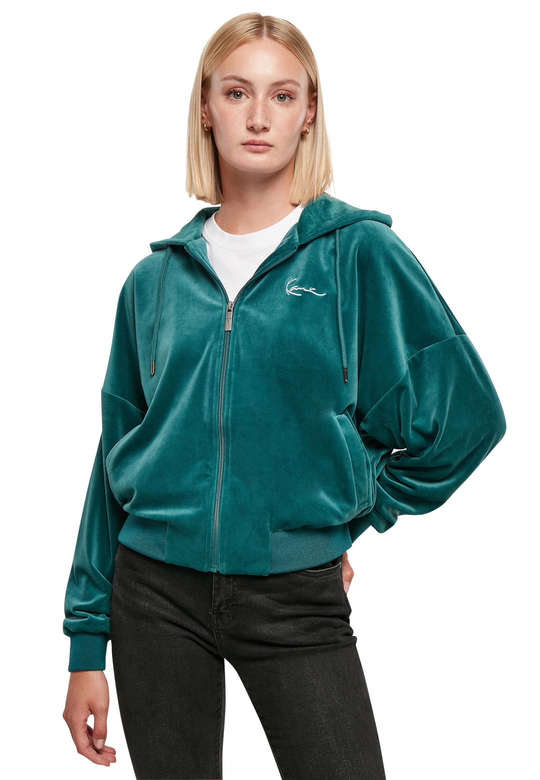 Karl Kani Sweat jacket in Green
