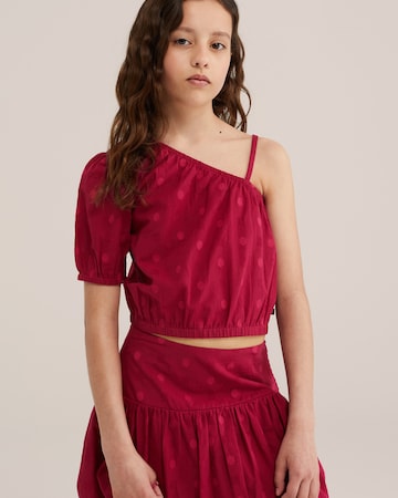 WE Fashion Top in Pink: front