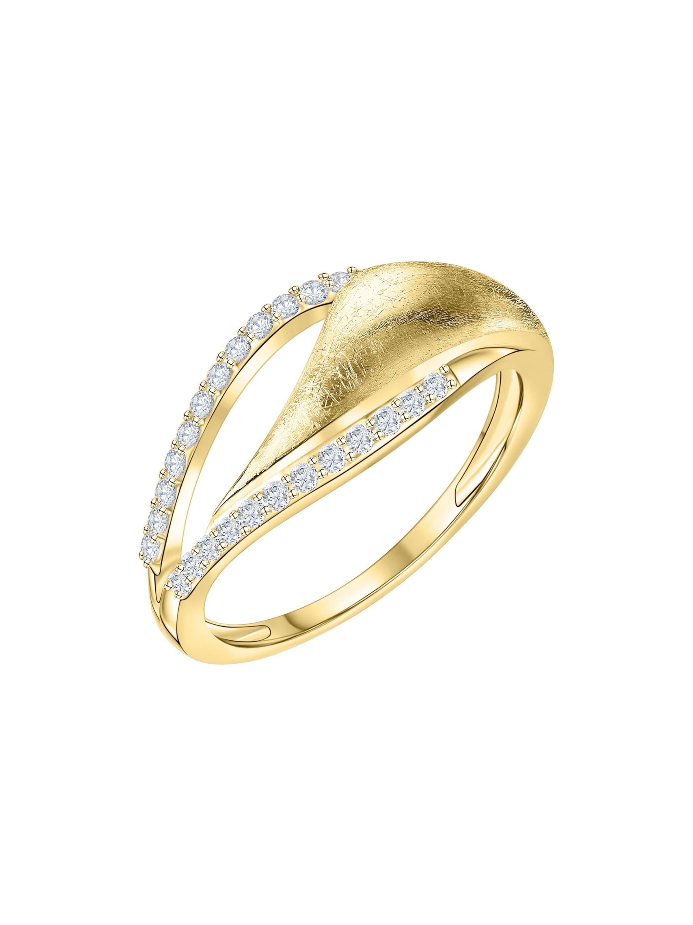Bague Fascination by Ellen K. en jaune : devant