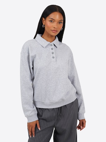 BRAVE SOUL Sweatshirt in Grijs: voorkant