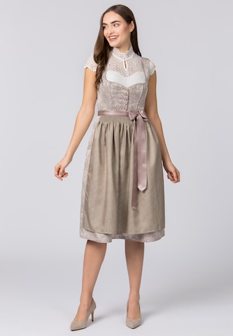 STOCKERPOINT Dirndl 'Rajana' in Pink: Vorderseite