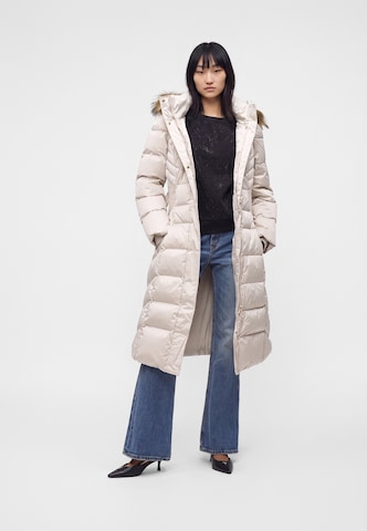 bēšs GUESS Ziemas mētelis 'NEW MARINA': no priekšpuses