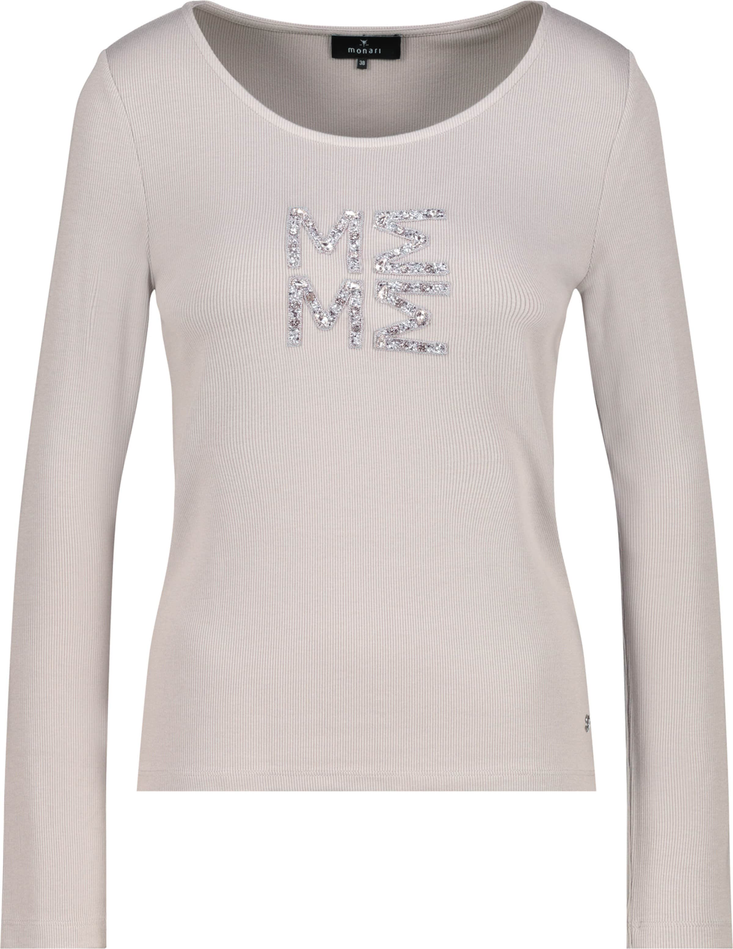 T-shirt monari en gris : devant
