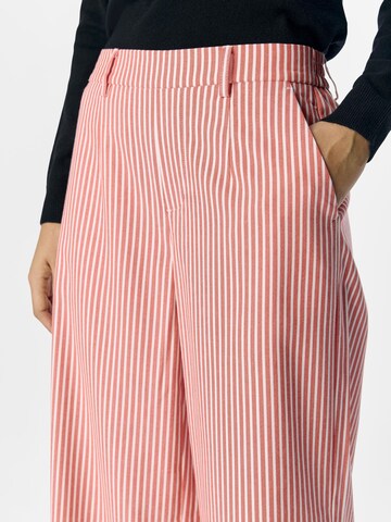 OBJECT Wide leg Broek 'OBJLisa' in Wit