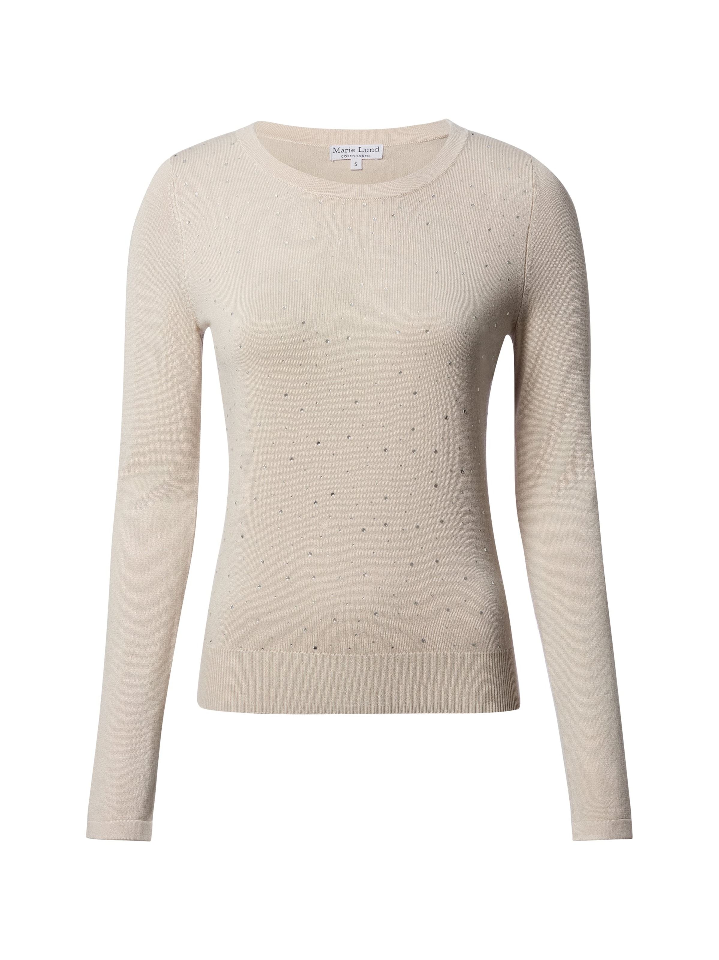 Pull-over Marie Lund en beige : devant