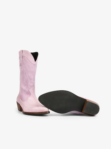 Scalpers Cowboy Boots 'Isa' in Pink