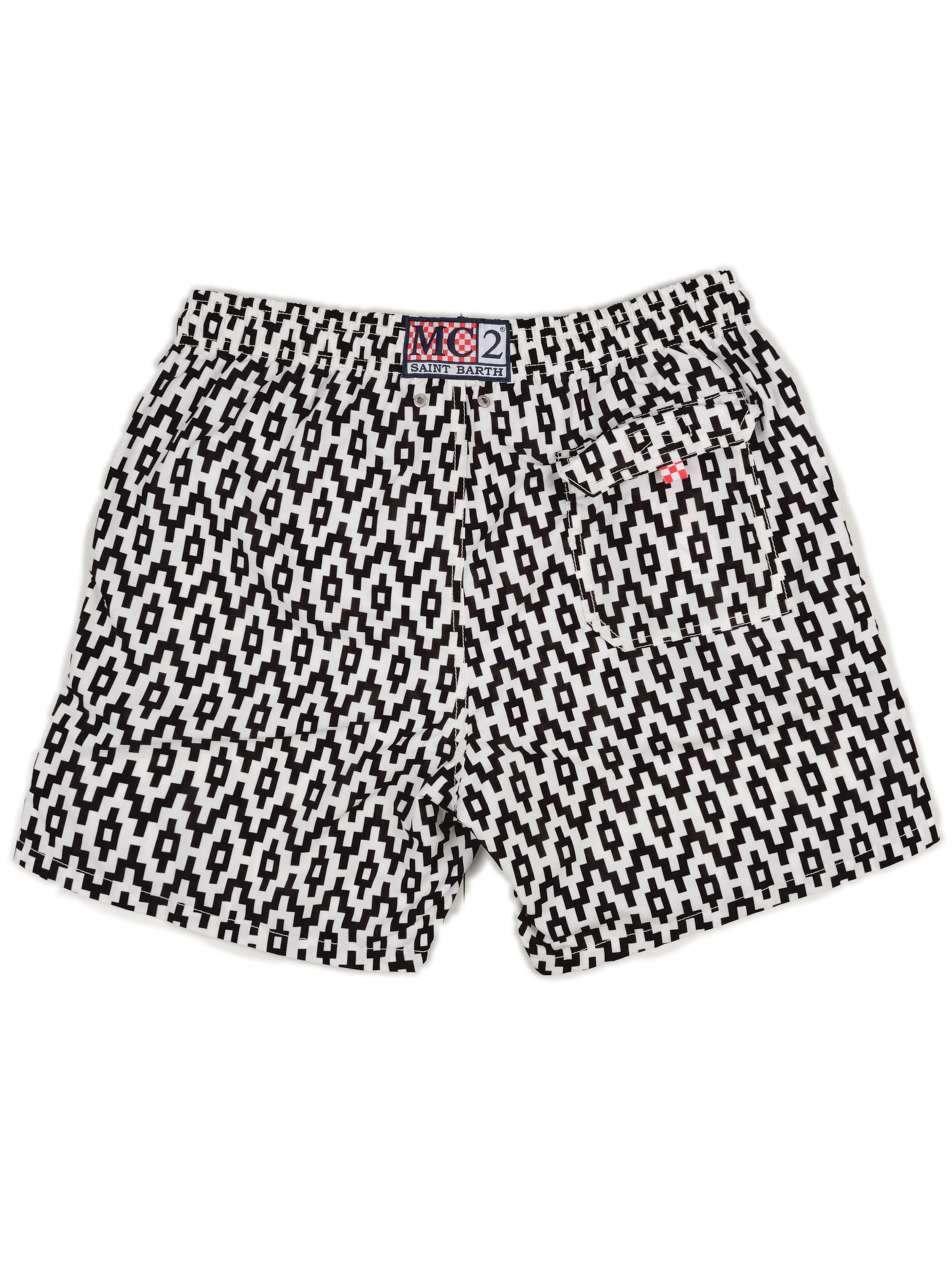 MC2 Saint Barth Badeshorts in Weiß