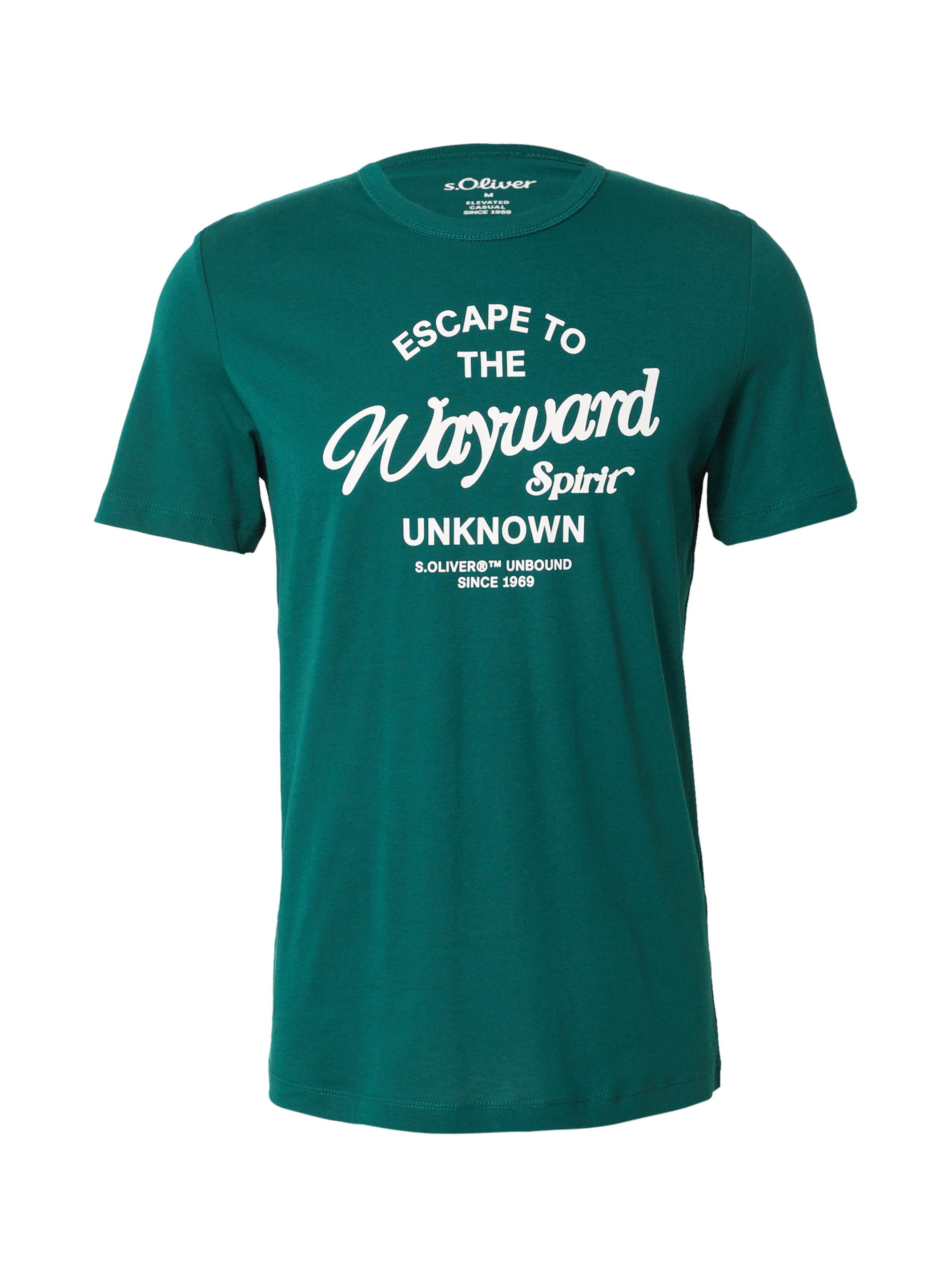 T-Shirt s.Oliver en vert : devant