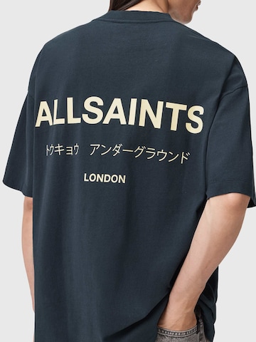 AllSaints Μπλουζάκι 'Underground' σε μπλε