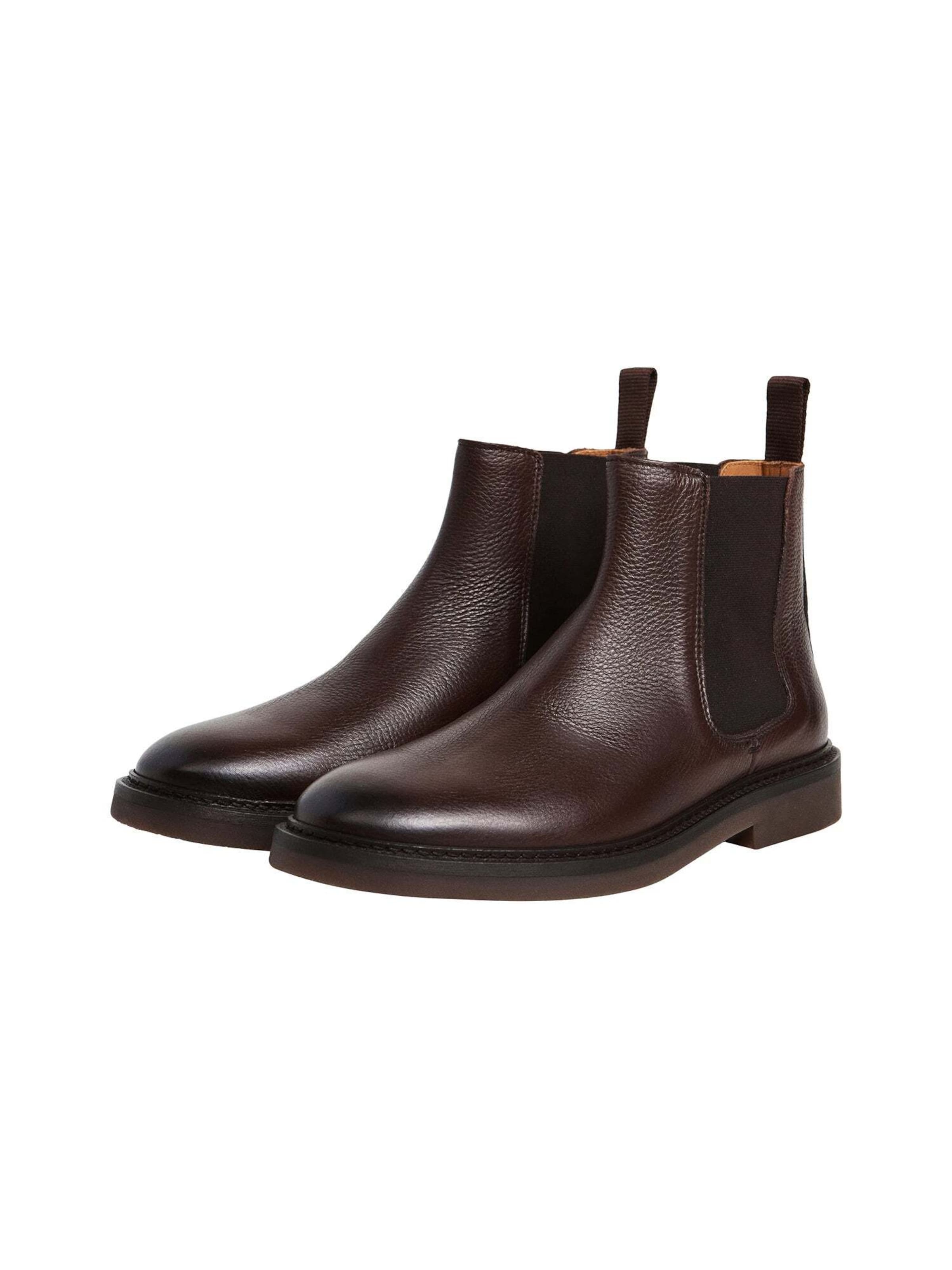 Hackett London Chelsea boots in Brown