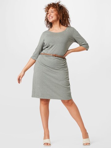 Ragwear Plus Dress 'TAMILA' in Grey: front