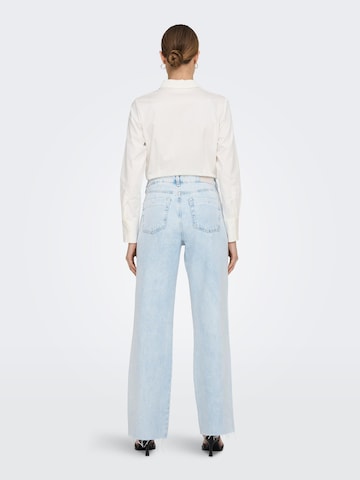 ONLY Wide Leg Jeans 'Camille' in Blau