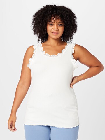 Top 'FPZAMOND' di Fransa Curve in bianco: frontale