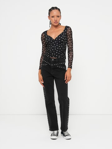 Abercrombie & Fitch Tričko 'ZOE' - Čierna