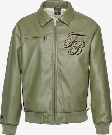 Veste mi-saison FUBU en vert : devant