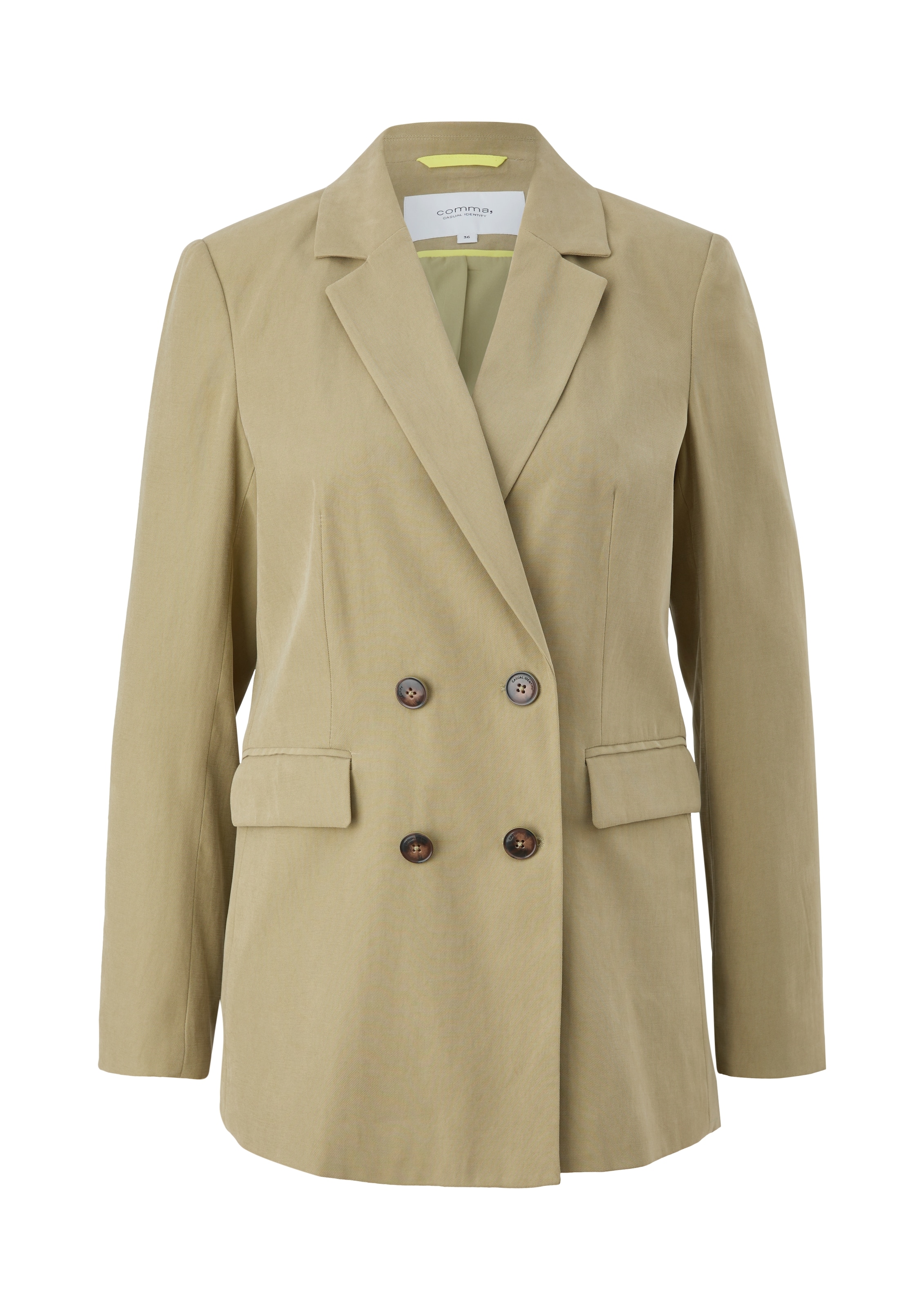 comma casual identity Blazer in Green: front