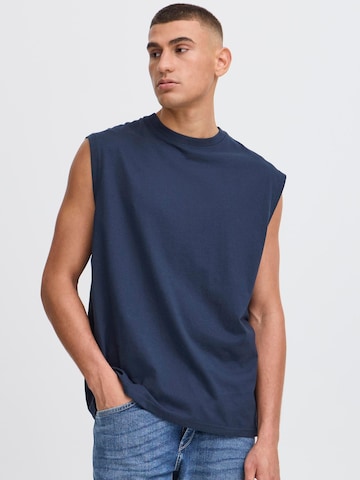!Solid Rundhalsshirt ' SDBILO ' mit Backprint in Blau