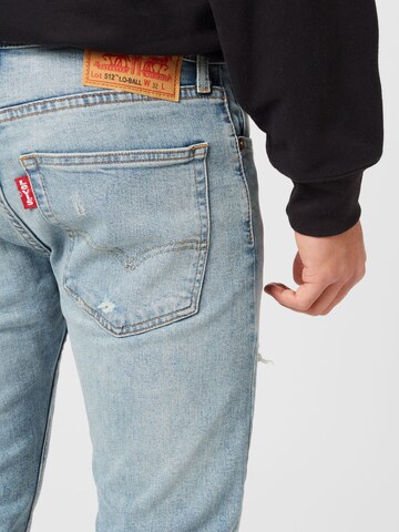 LEVI'S ® Slimfit Džíny '512 Slim Taper Lo Ball' – modrá