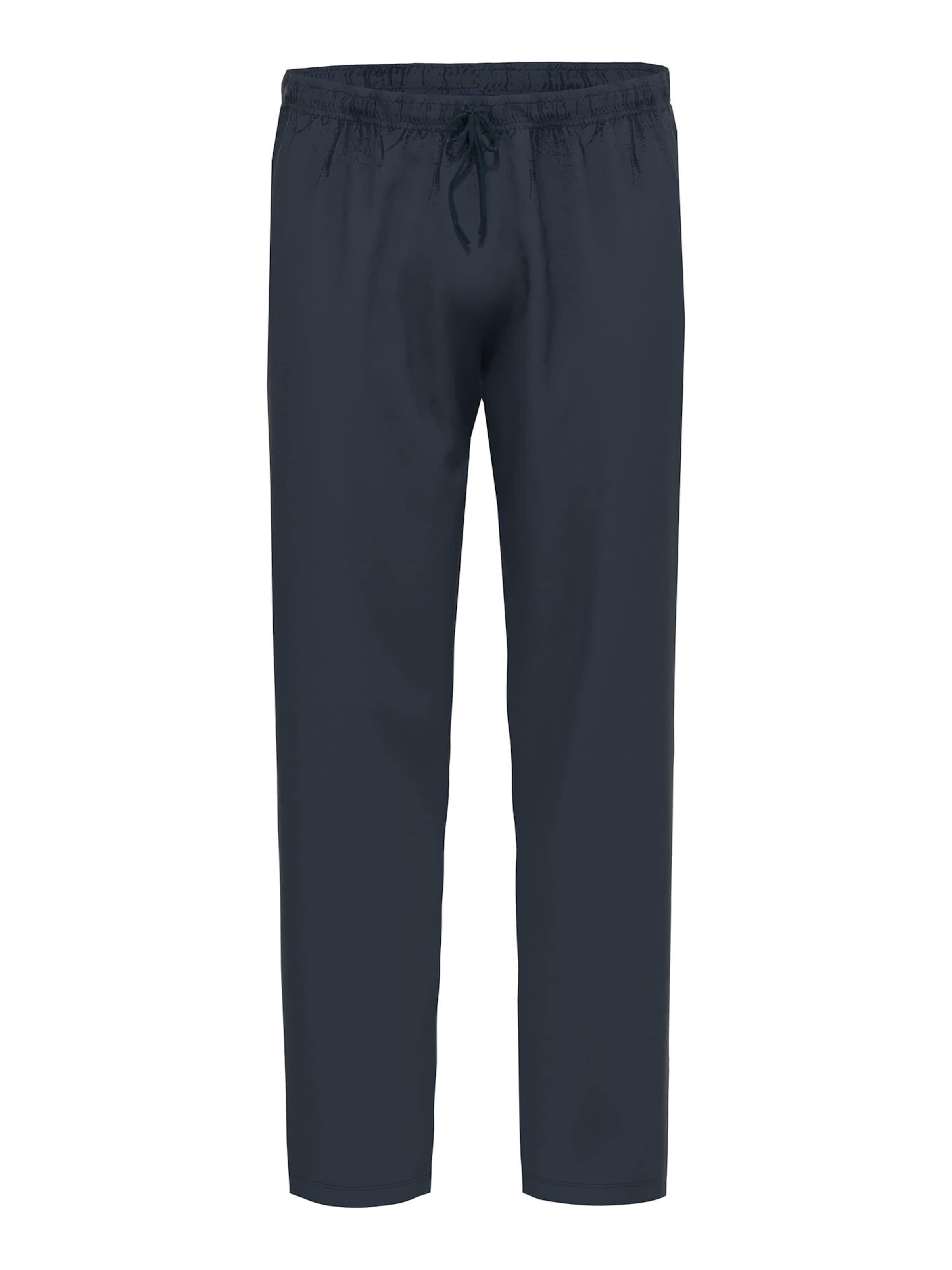 Pantalon de pyjama 'Org Calgary' Ammann en bleu : devant