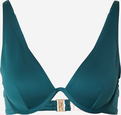 Hunkemöller Bikini gornji dio 'Neoprene Up' veličine 70/B u smaragdno zelena, Pregled proizvoda