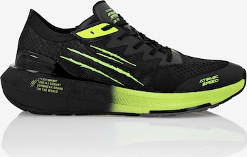 Sneaker bassa 'Atomic Speed' di Plein Sport in nero: frontale