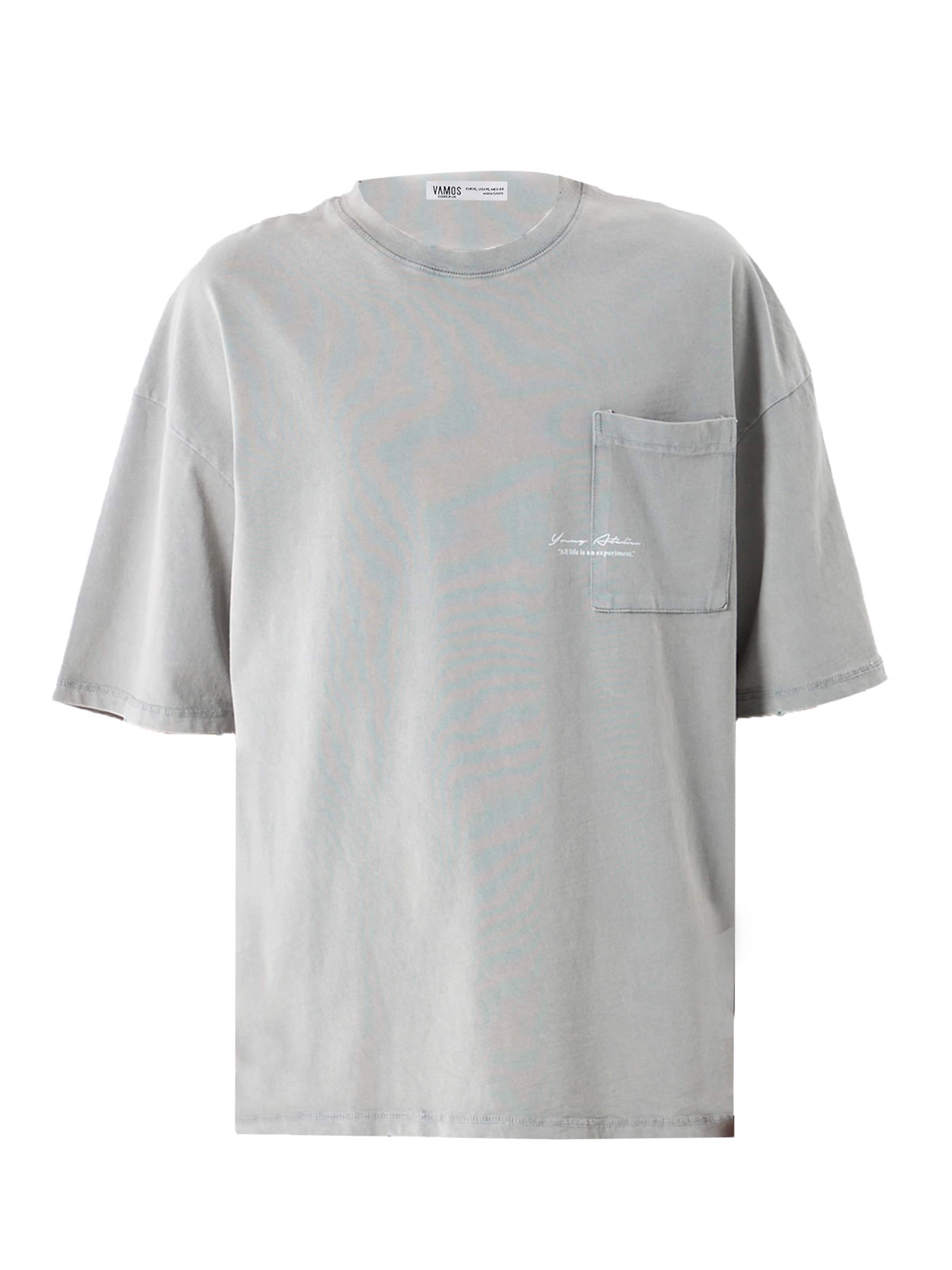 VAMOS CLO Футболка в Серый: спереди