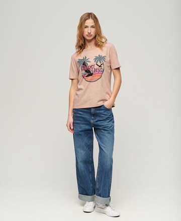 T-shirt Superdry en rose