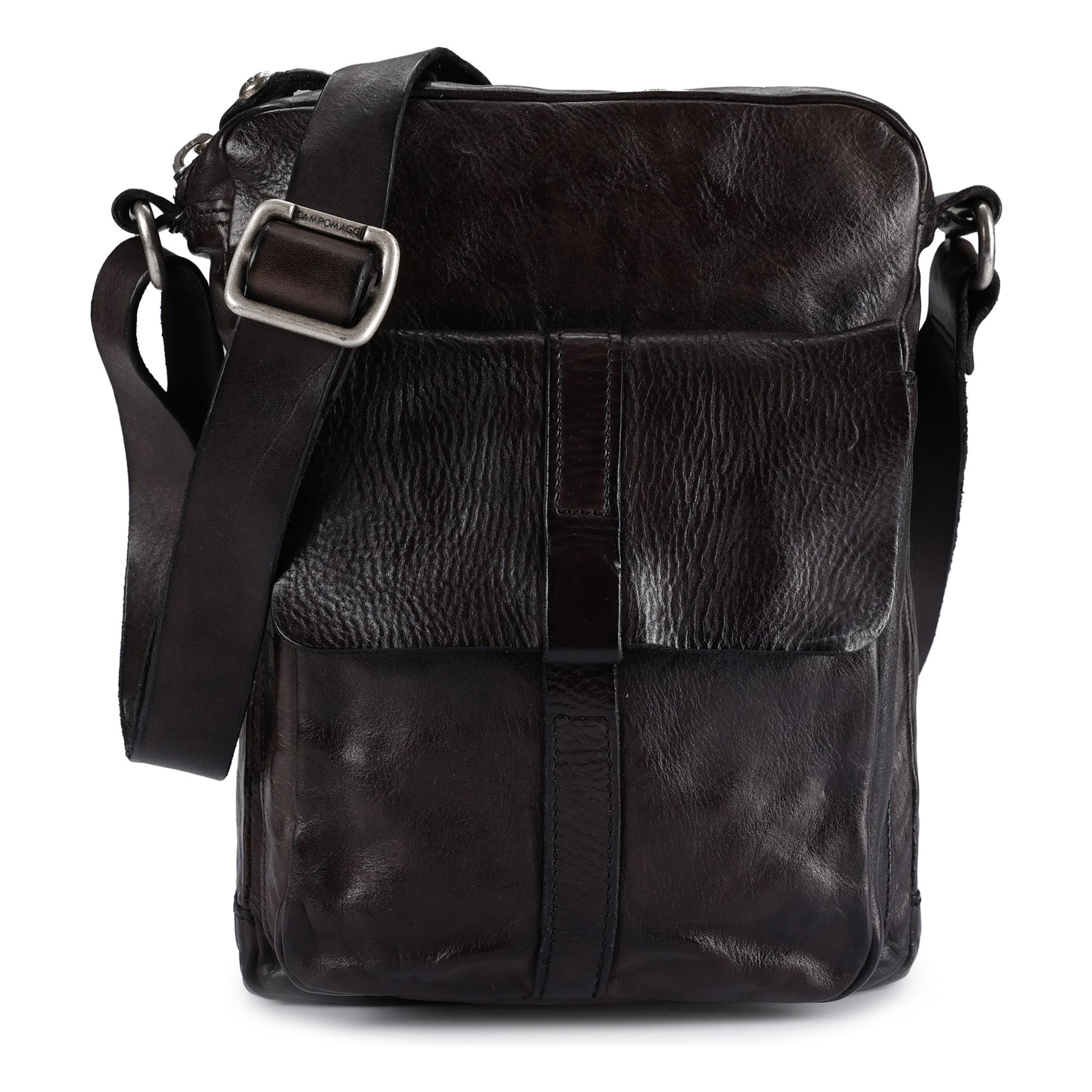 Sac à bandoulière 'Limone' Campomaggi en noir : devant