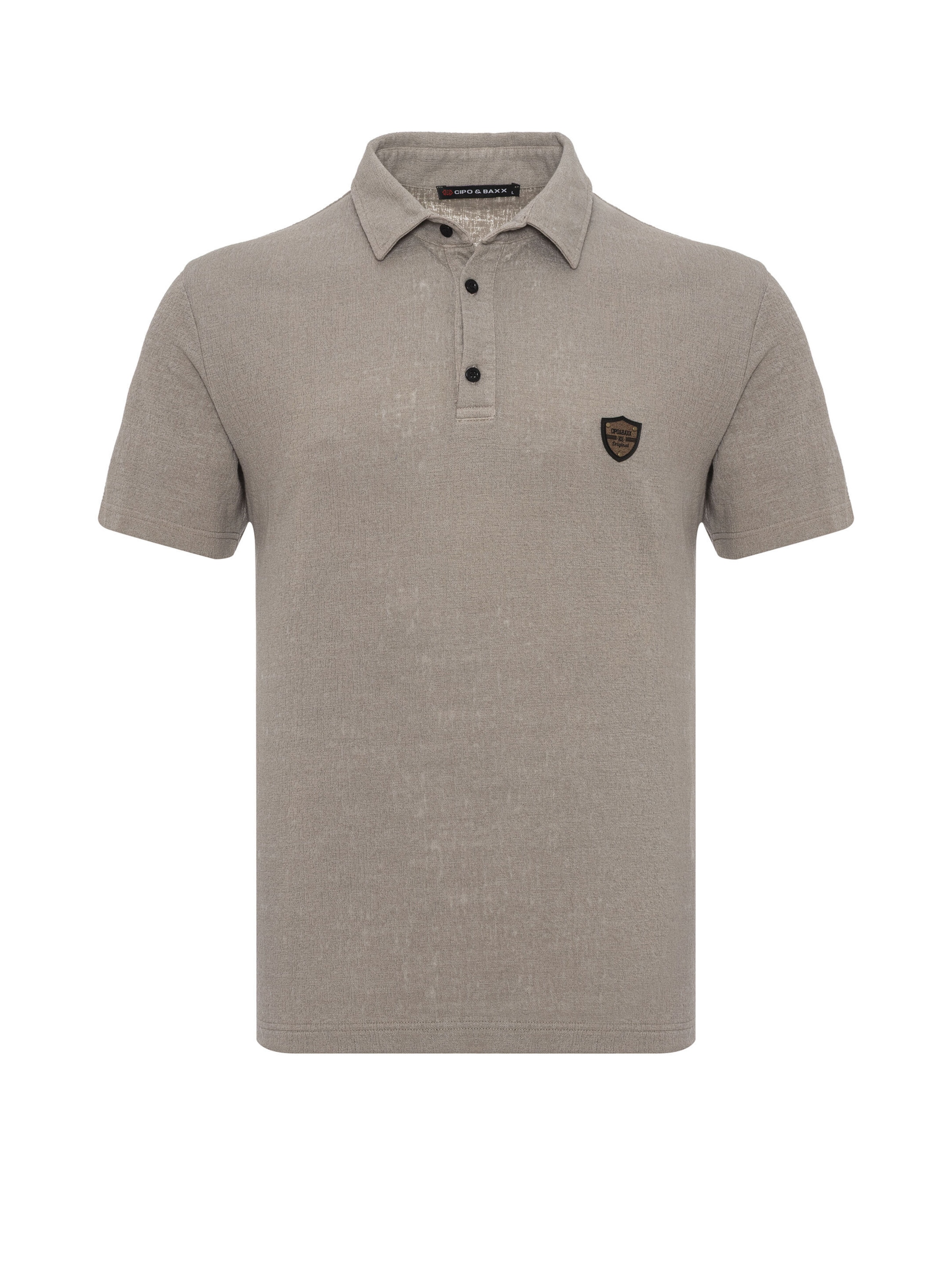 CIPO & BAXX Shirt 'CT825' in Beige: front