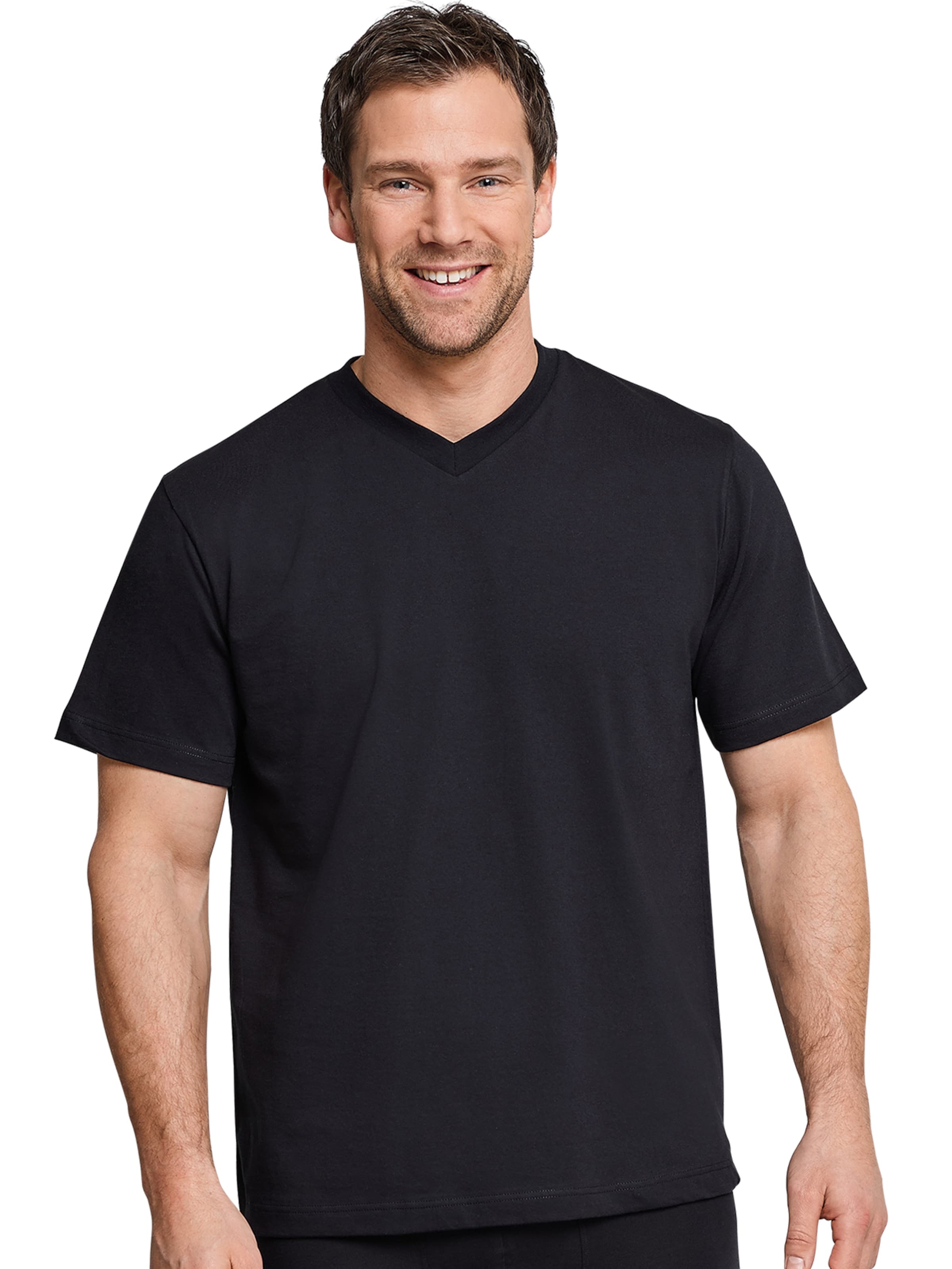 SCHIESSER Undershirt in Black: front